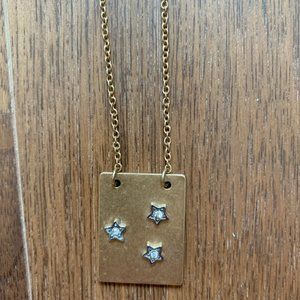 Jcrew star pendant necklace